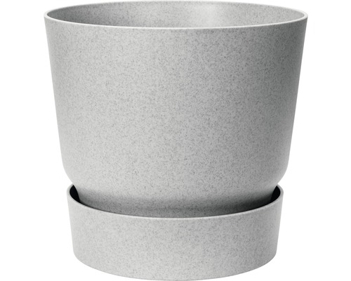 Plantenbak elho greenville kunststof Ø 25 cm H 23,3 cm grijs