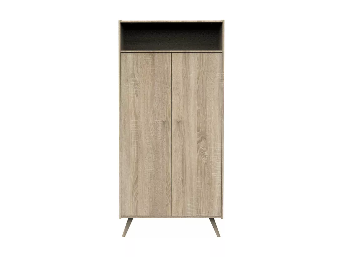 Armoire 2 portes 1 niche Access - Bois de chêne