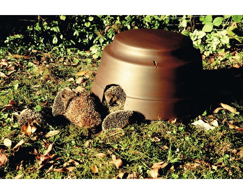 Egelkoepel SCHWEGLER met geïsoleerde bodem Ø 48 x 30,5 cm bruin