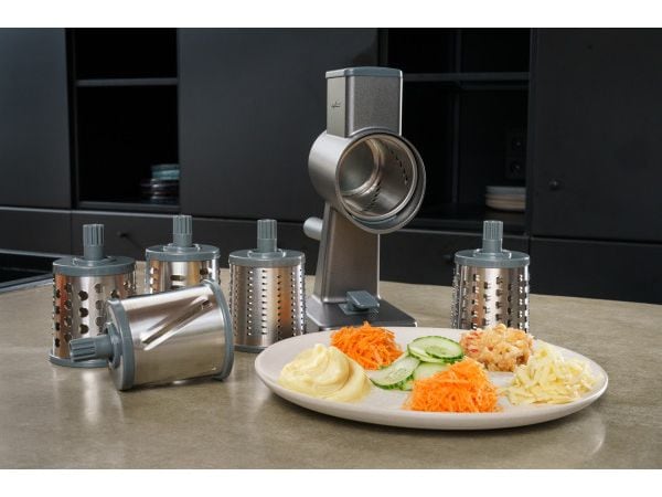 Zyliss Trommelreibe Gourmet Grau/Silber Küchenreibe