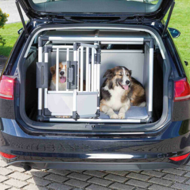Double box de transport en aluminium