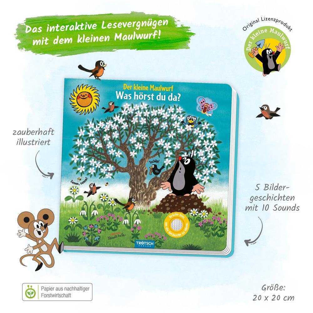 Trötsch Der kleine Maulwurf Soundbuch Was hörst du da