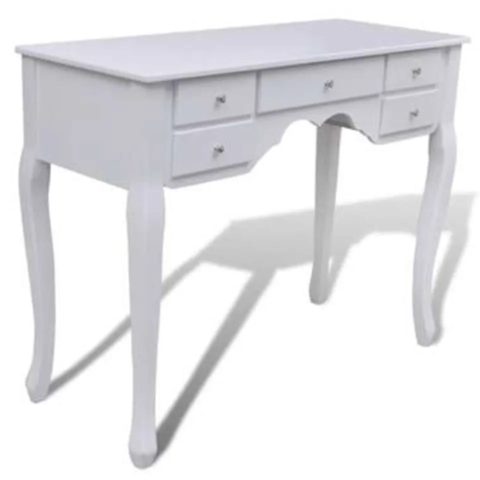 vidaXL - Kaptafel - Wit - Hout