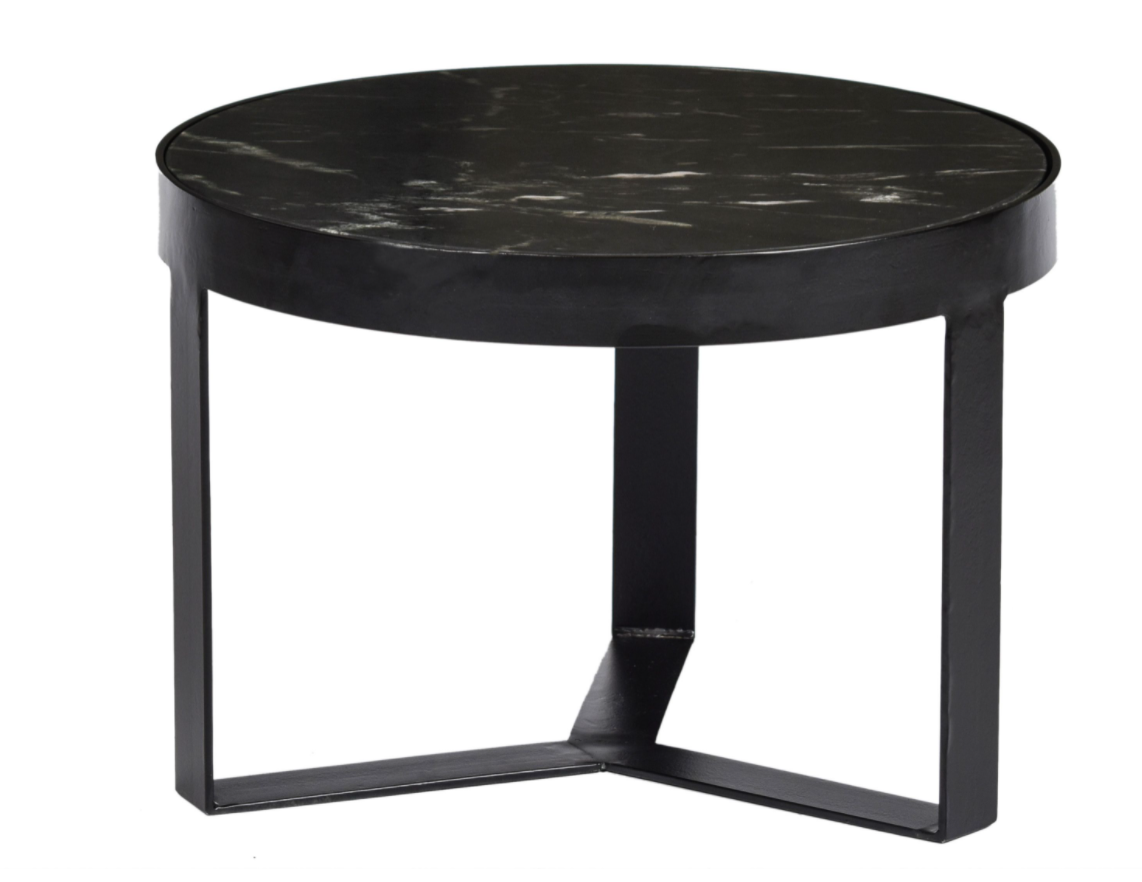 Salontafel Marble 50 zwart