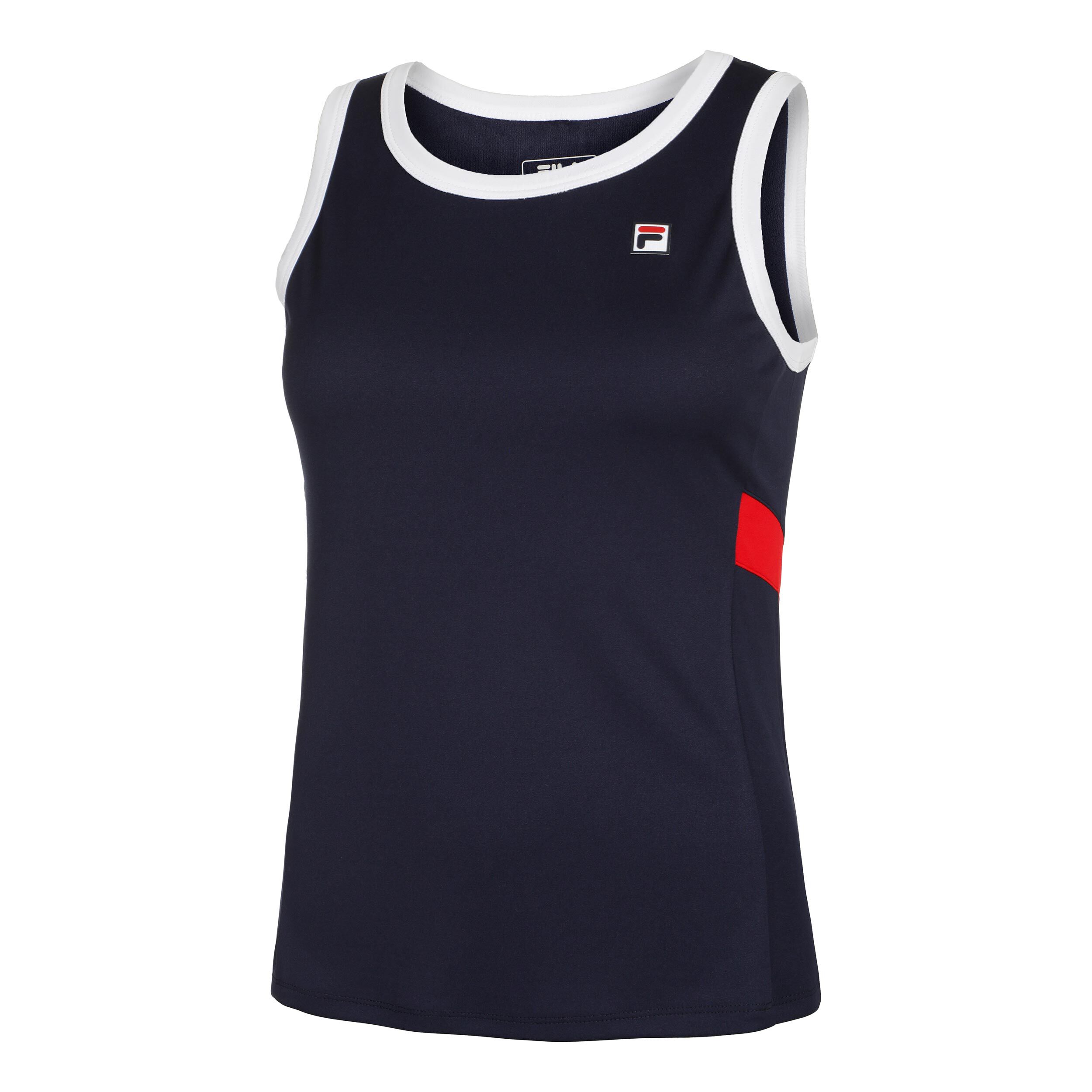 Fila Lissy Débardeur Tank Top Femmes - Bleu Foncé , Rouge