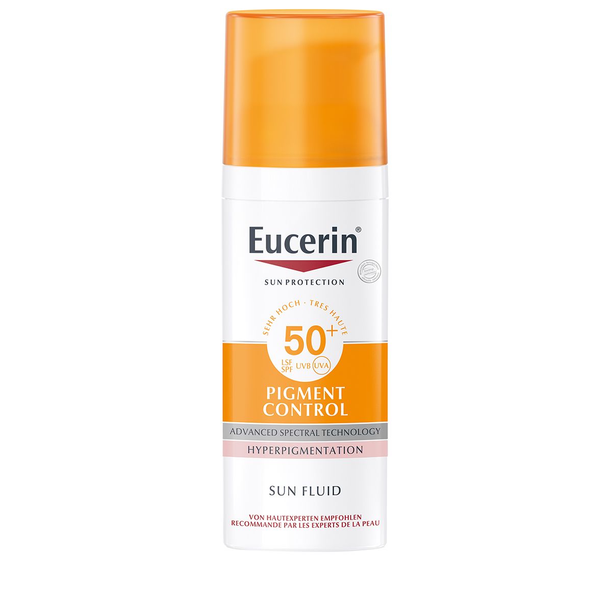 EUCERIN SUN Face Pigment Control Gel-Creme<br>50 ml, Dispenser, Gel Creme, getönt medium LSF50+