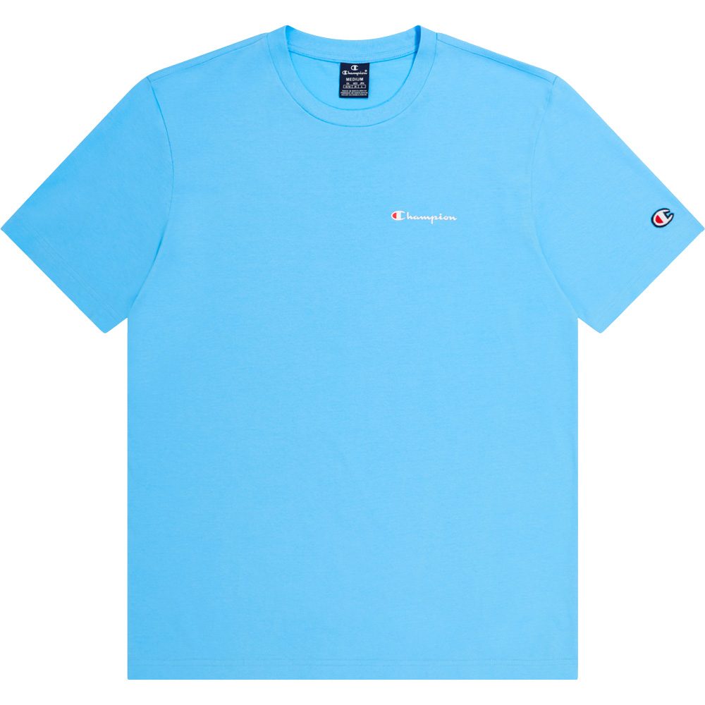 Champion Icons Crewneck Small Logo T-Shirt Herren alaskan blue