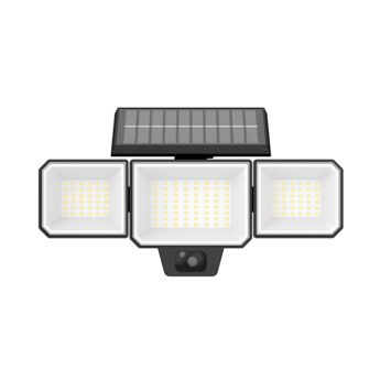 Philips solar breedstraler Nysil 9 W zwart met bewegingssensor