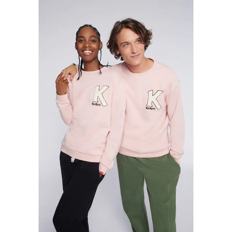 ORGANIC BIG-K SWEAT ROSE SWEAT Coton biologique No Gender