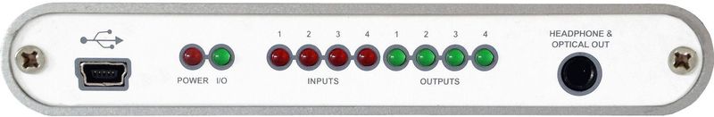 Studiomonitor - 4 Ingangen - RCA - Compact Design - USB-verbinding