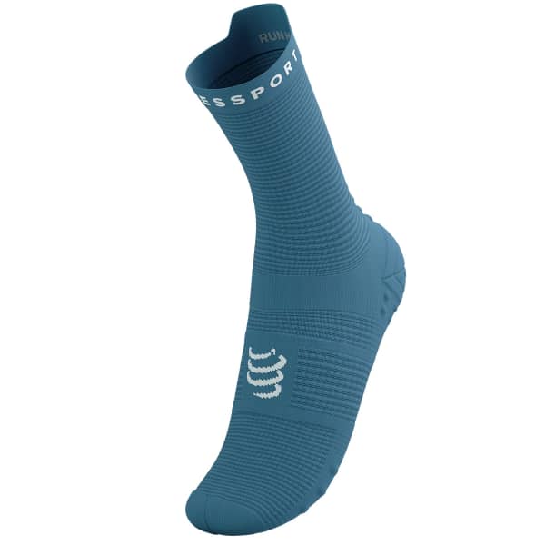 Chaussette running COMPRESSPORT PRO RACING SOCKS V4.0 RUN HIGH NIAGARA BLUE/WHITE