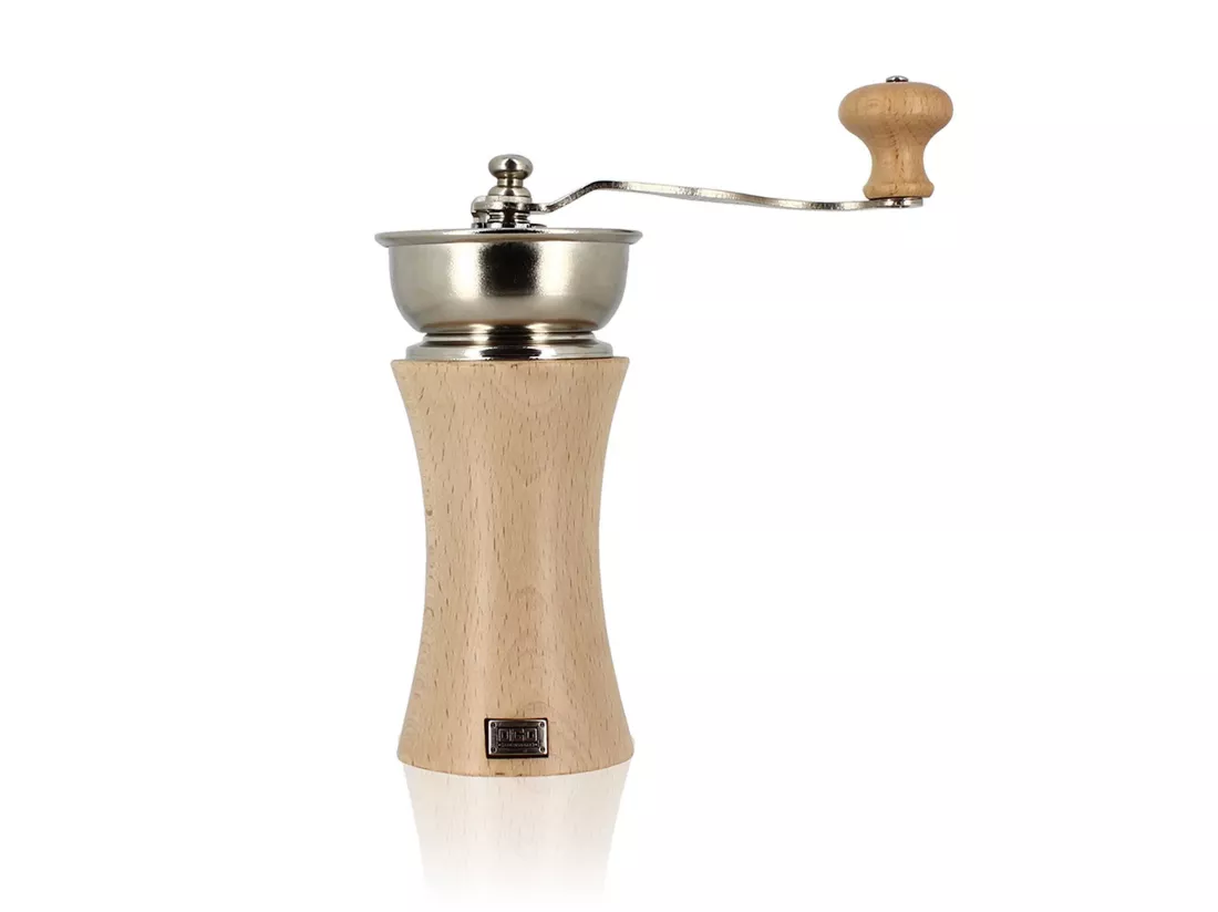Ogo Living - Moulin A Cafe Manivelle En Bois De Hetre 21.5cm
