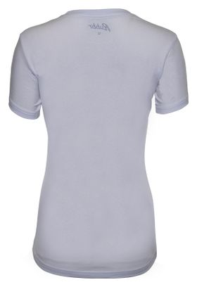 T-Shirt Manches Courtes Rubb'r Maman Blanc Femme
