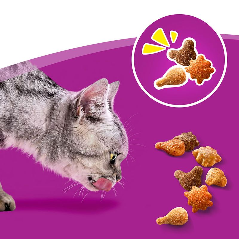 Friandises Whiskas Crunch, poulet, dinde & canard à prix discount sur bitiba.fr