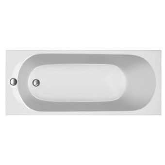 Plieger Flow solobad acryl 170x70x40cm met poten zonder afvoer wit