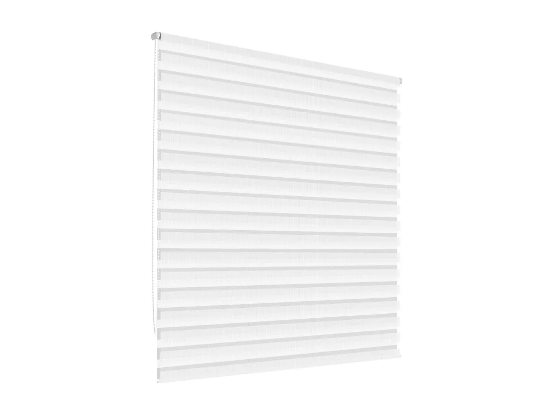Store enrouleur double 45 x 150 cm blanc Klemmfix sans perçage ECD Germany
