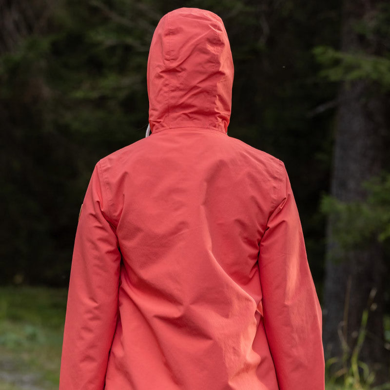 Frauen Regenmantel Siti cayenne red