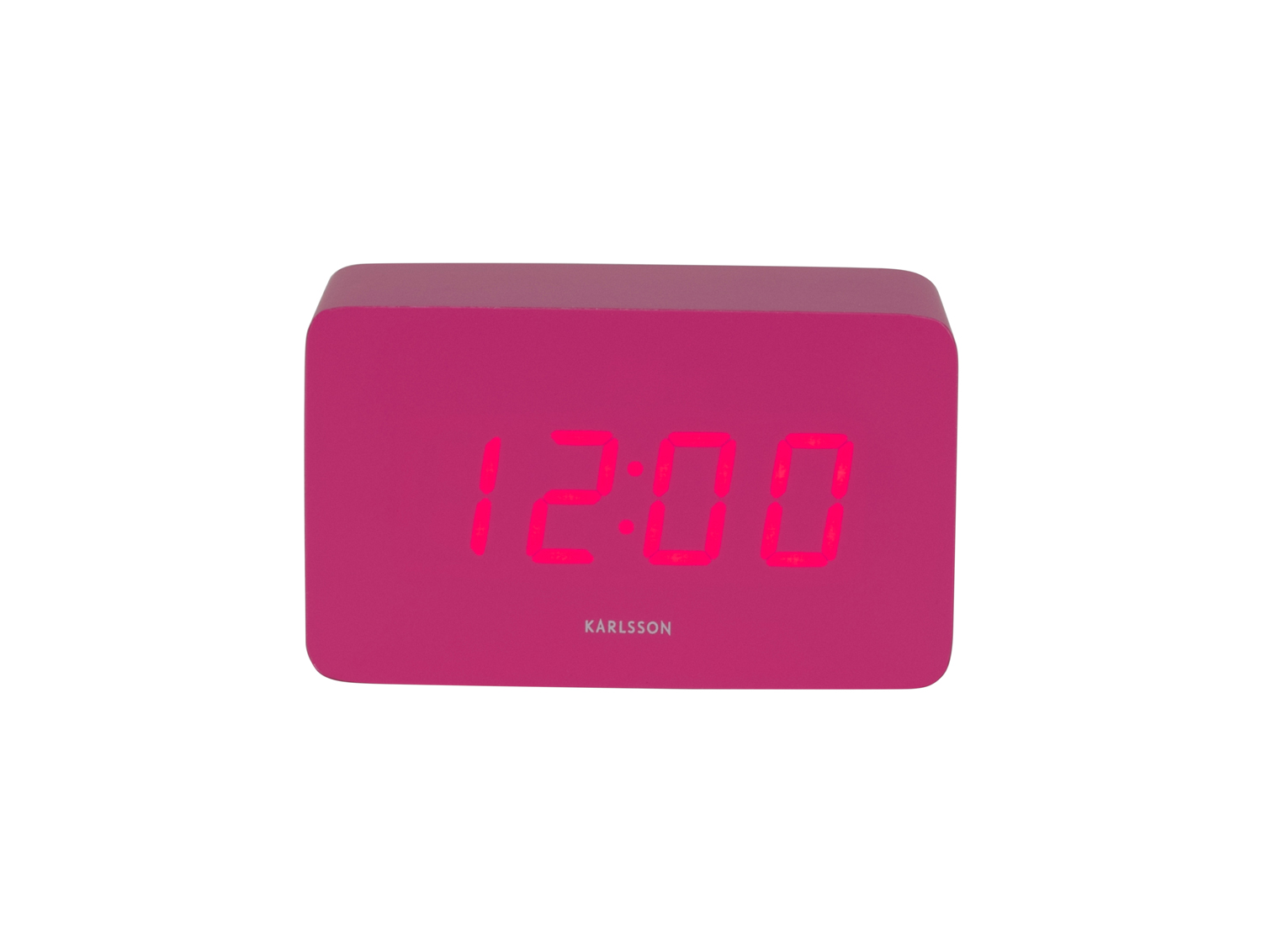 Alarm clock Spry tube LED bright pink