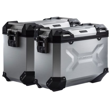Valise SW-MOTECH KIT COMPLET TRAX ADVENTURE GRIS ANODISE 45/37 L - Gris