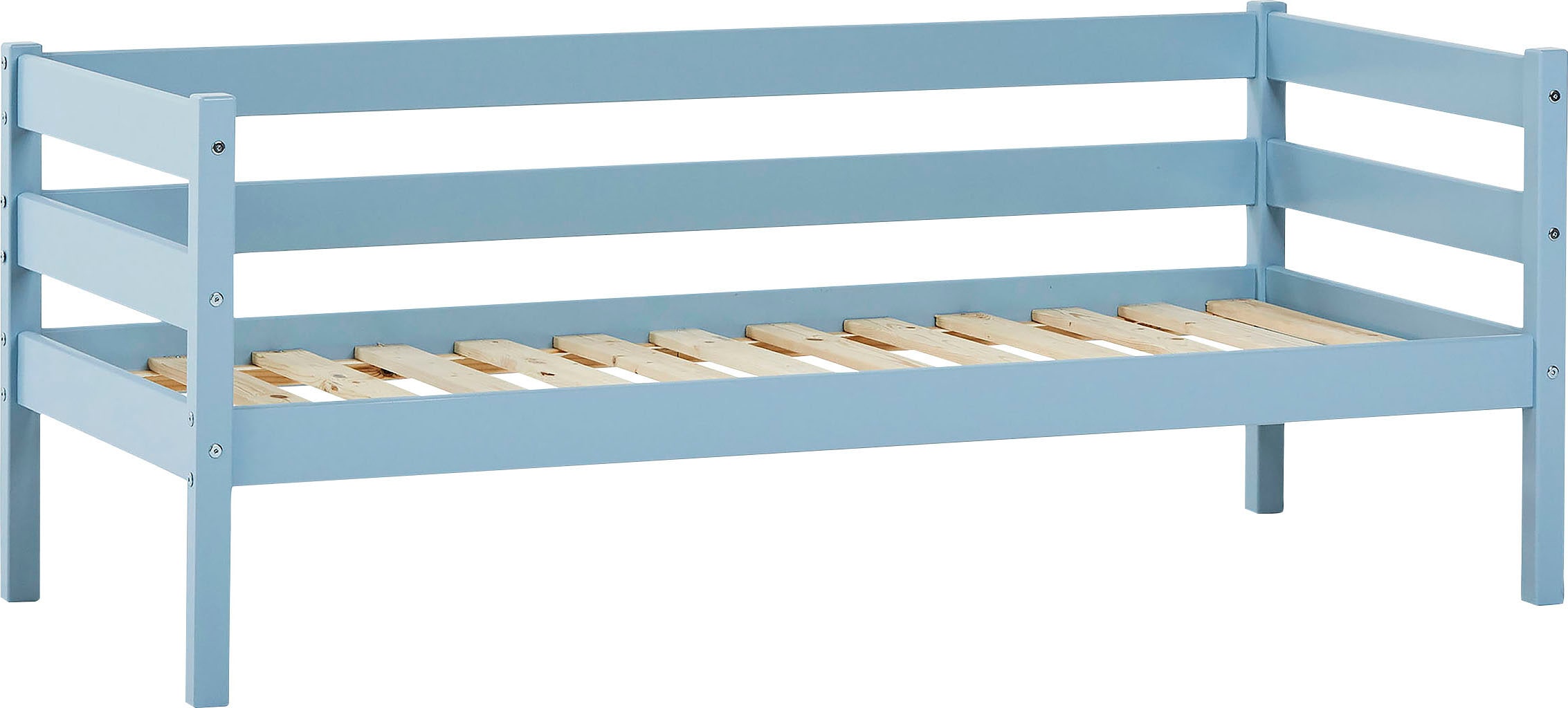 Hoppekids Einzelbett »ECO Comfort Kinderbett, Kiefer Massivholz, Jugendbett inkl. Rollrost« 70x160 cm, wahlweise in verschieden Farben/ Matratze/ Absturzsicherung