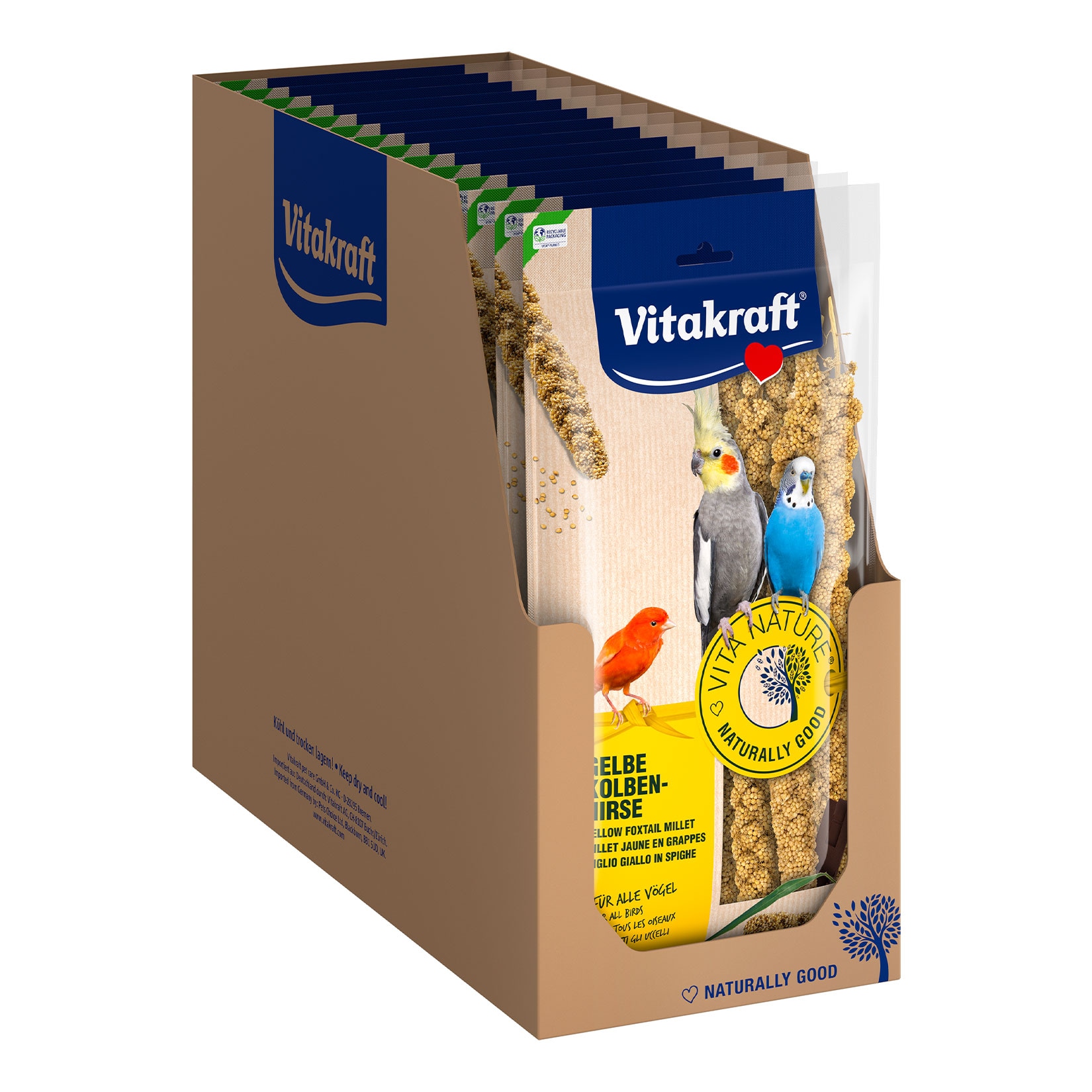 Vitakraft Vita Nature Kolbenhirse 100g, 14er Pack