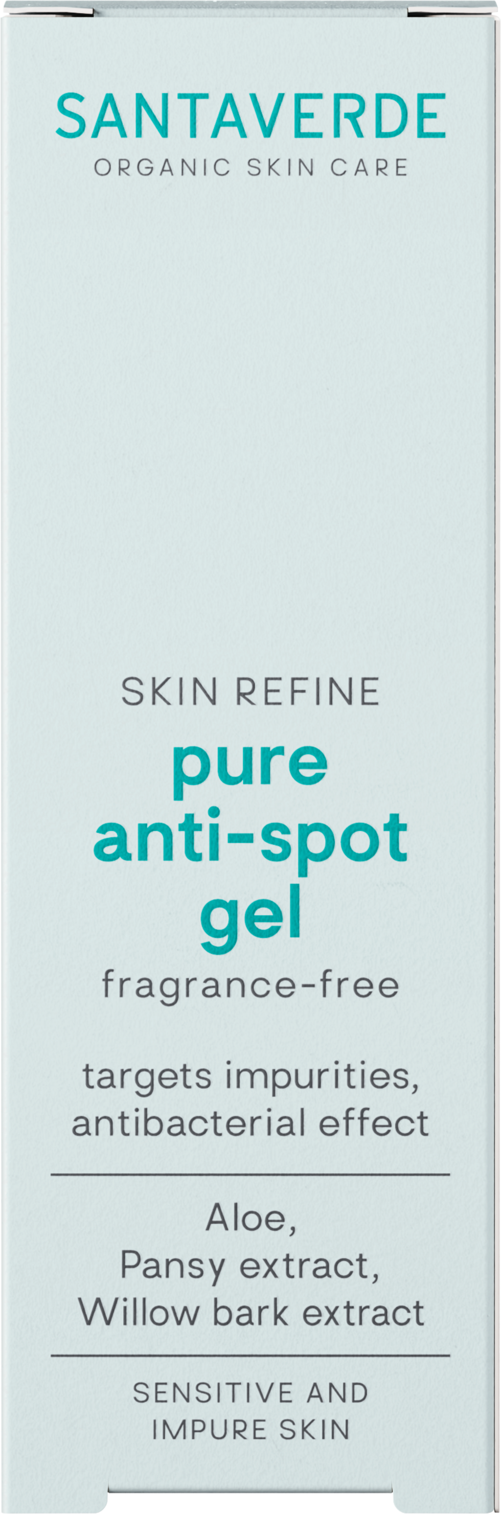 SANTAVERDE  SKIN REFINE pure anti-spot Gel ohne Duft, 10 ml