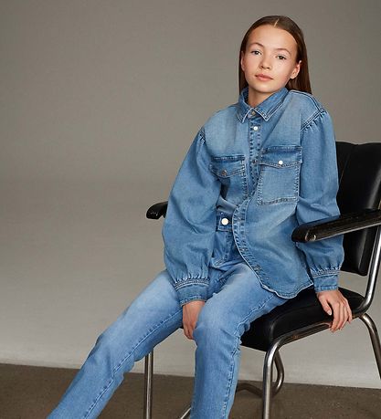 Petit by Sofie Schnoor Hemd - Denim - Light Blue