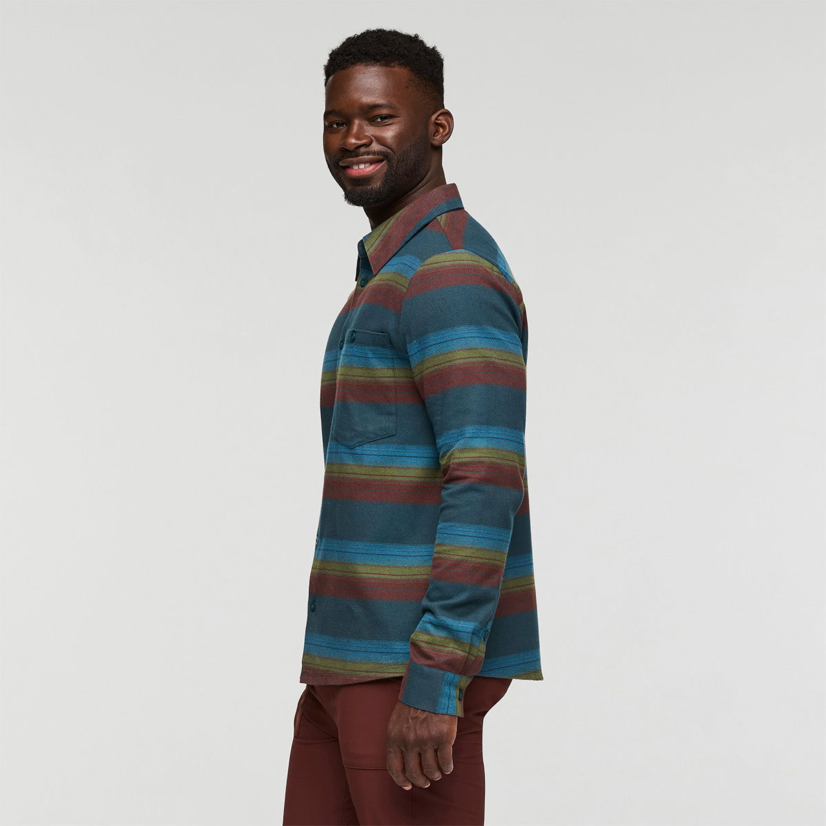 Cotopaxi  Quedo Flannel Skjorte, herre (Abyss Stripes)