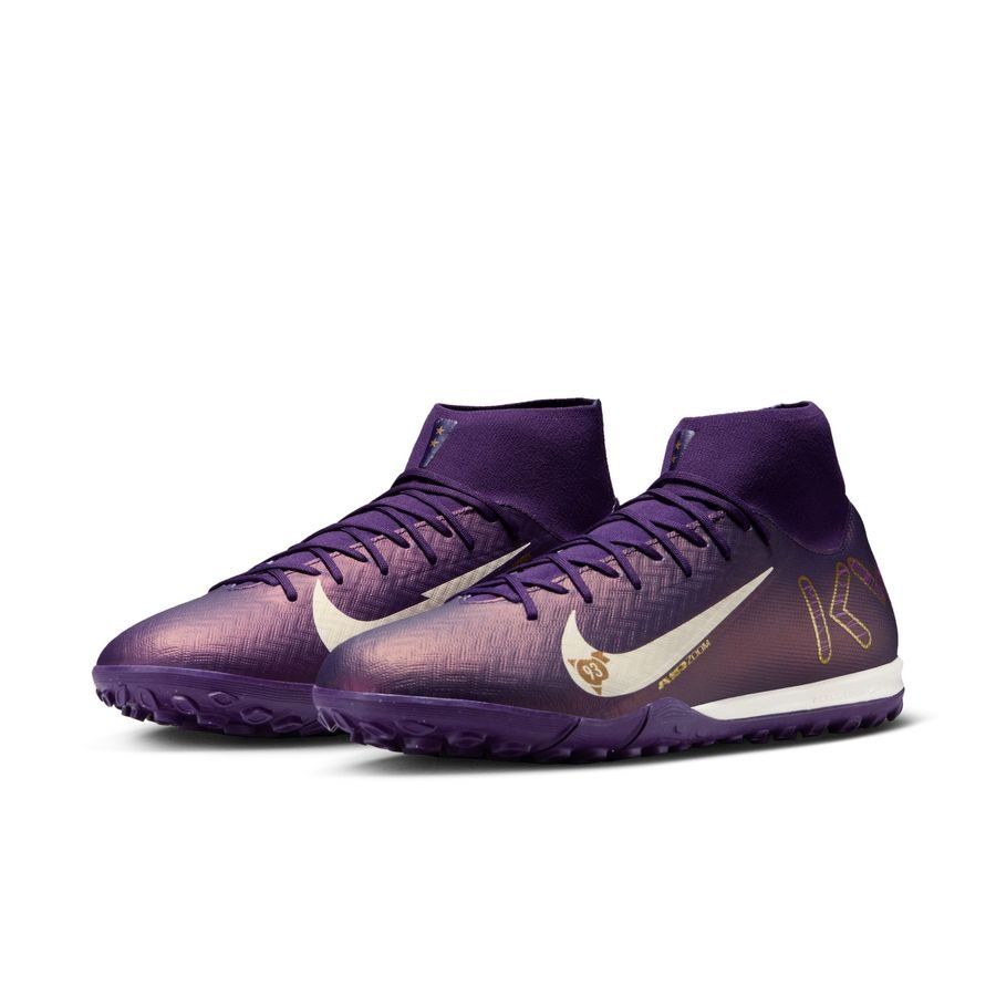 Nike Air Zoom Mercurial Superfly 10 Academy TF Mbappé Personal Edition - Violet/Blanc