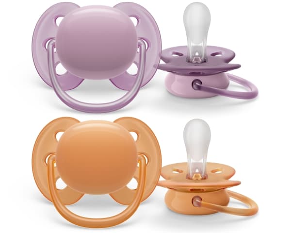 Philips AVENT ultra soft SCF091/33 smokk, Ultramyk, Ortodontisk, Silikon, Gutt/Jente