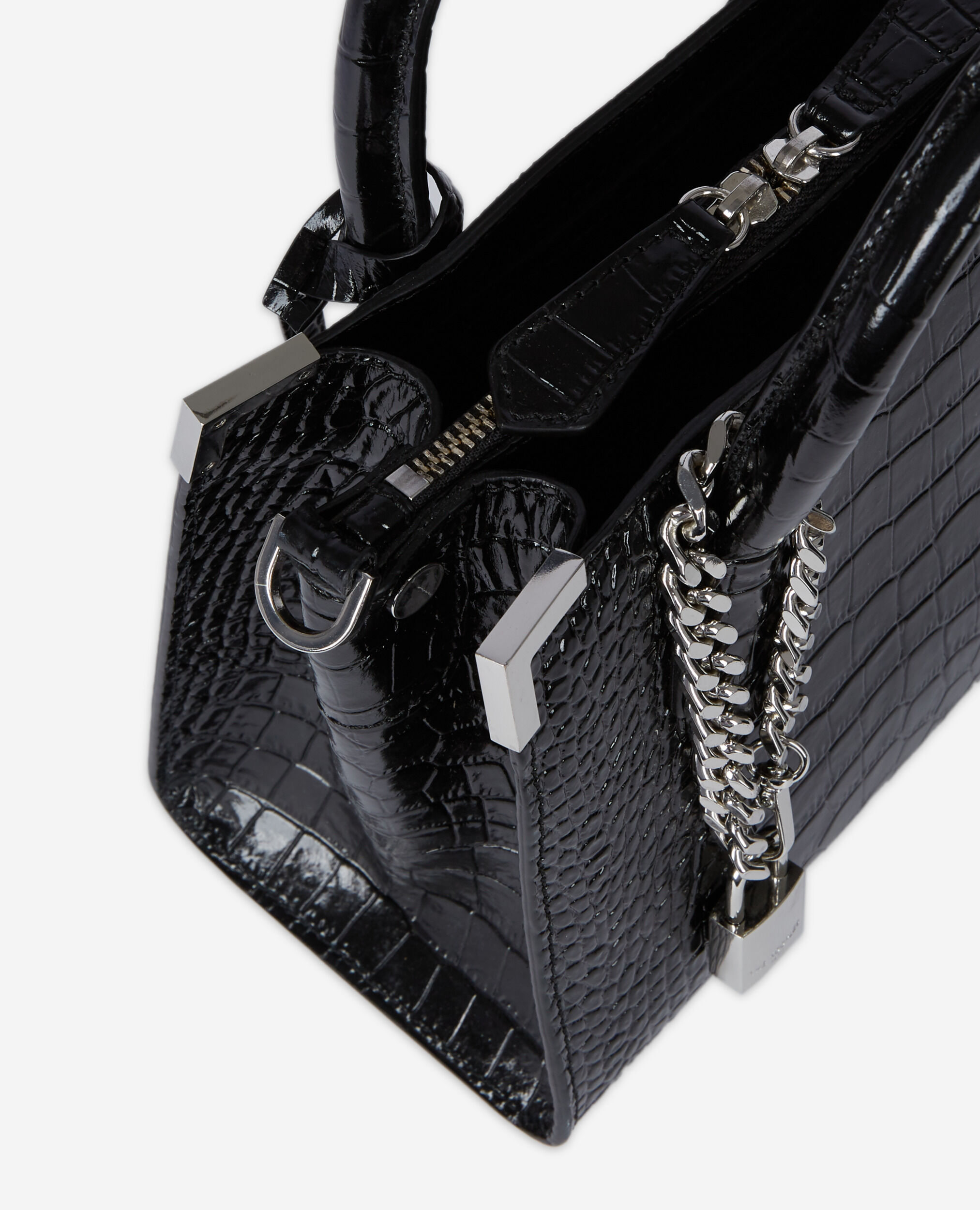 Sac Ming medium en cuir noir