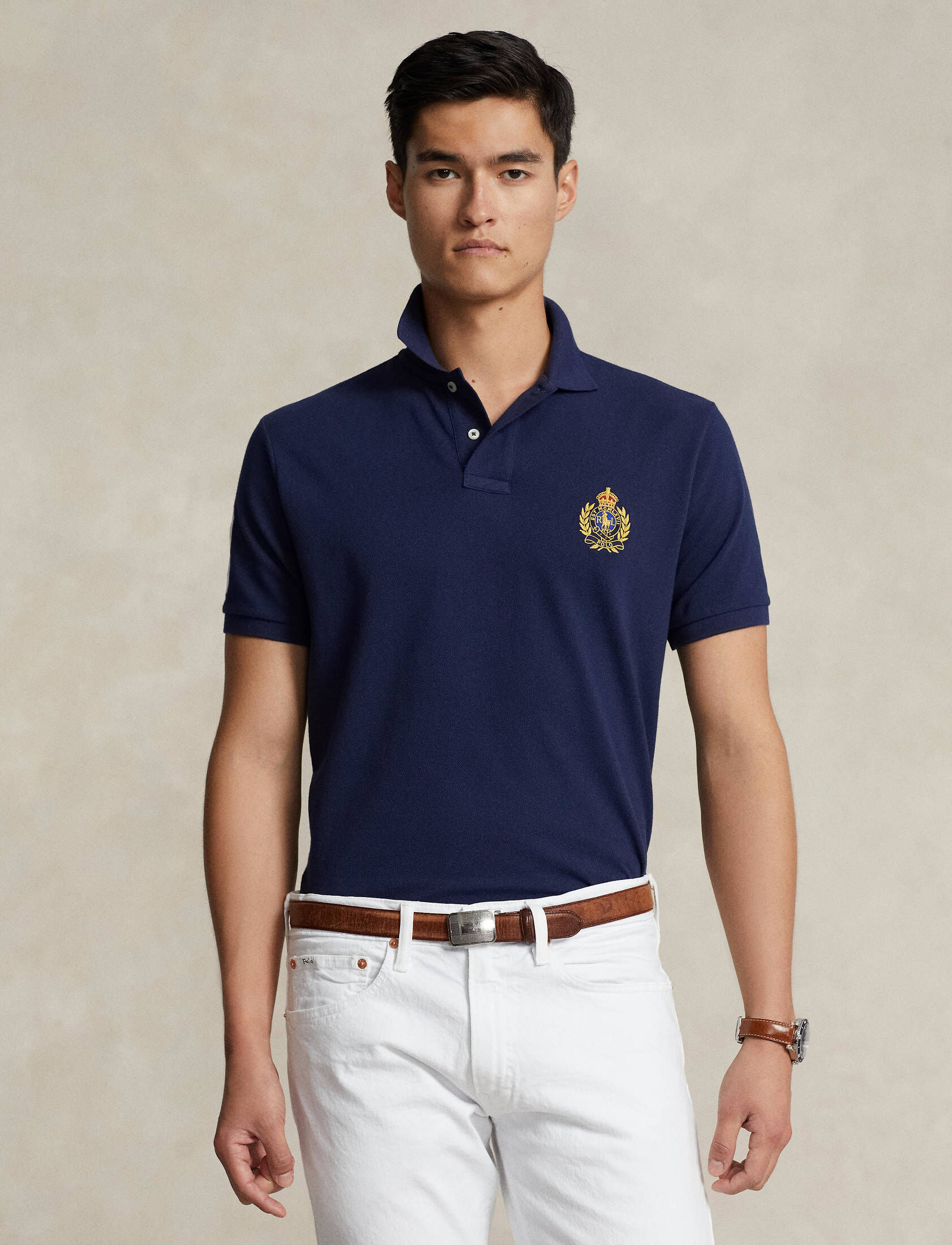 Polo Ralph Lauren| Herren Poloshirt Custom Slim Fit Kurzarm