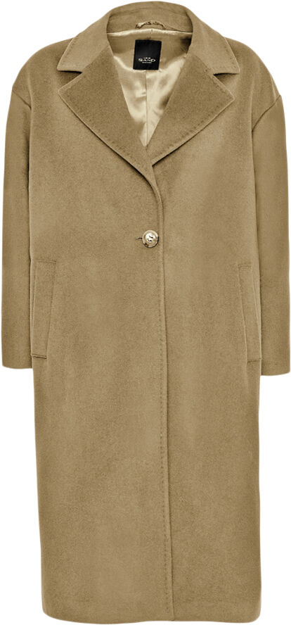 Sand Cashmere Coat W - Fiden Light camel