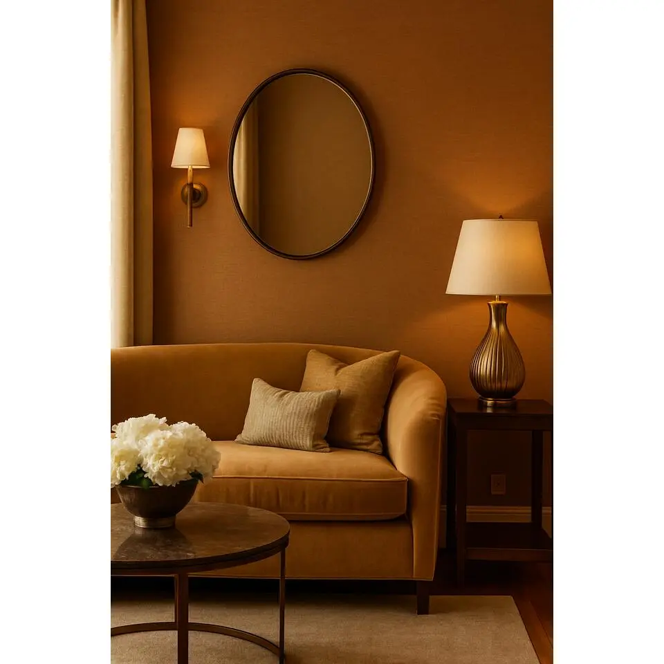 Dutch Wallcoverings Vliesbehang Linen & Textures uni - goud - 10,05m x 53cm