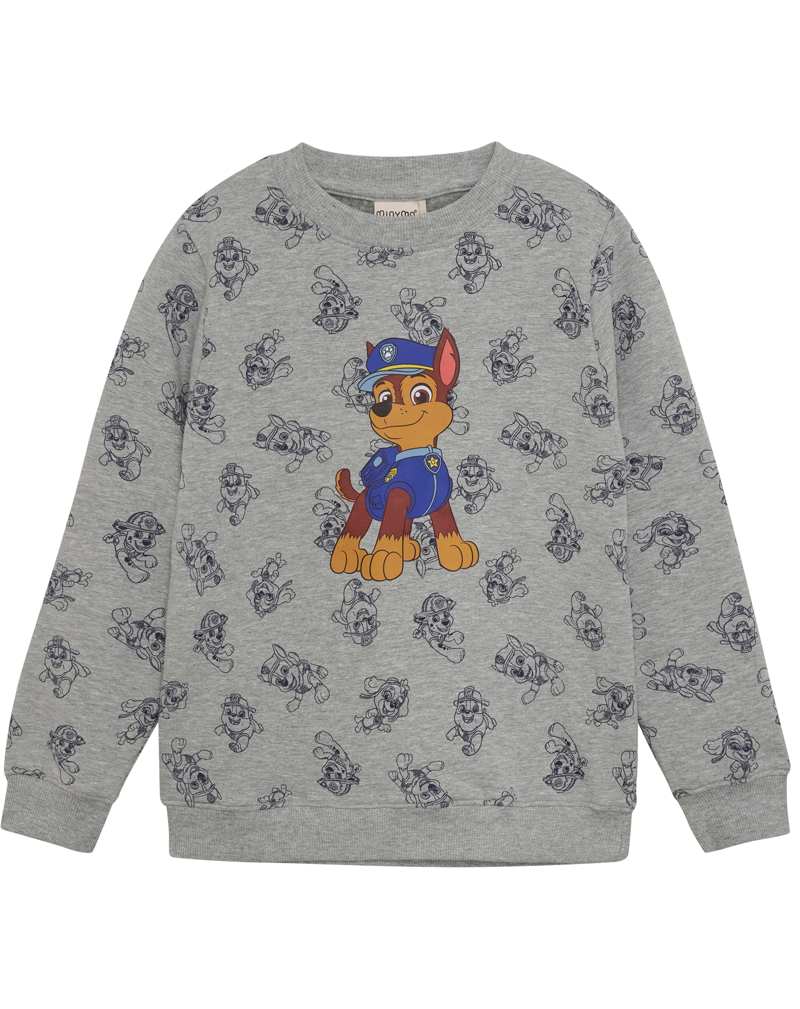 Sweatshirt PAW PATROL AOP in light grey melange