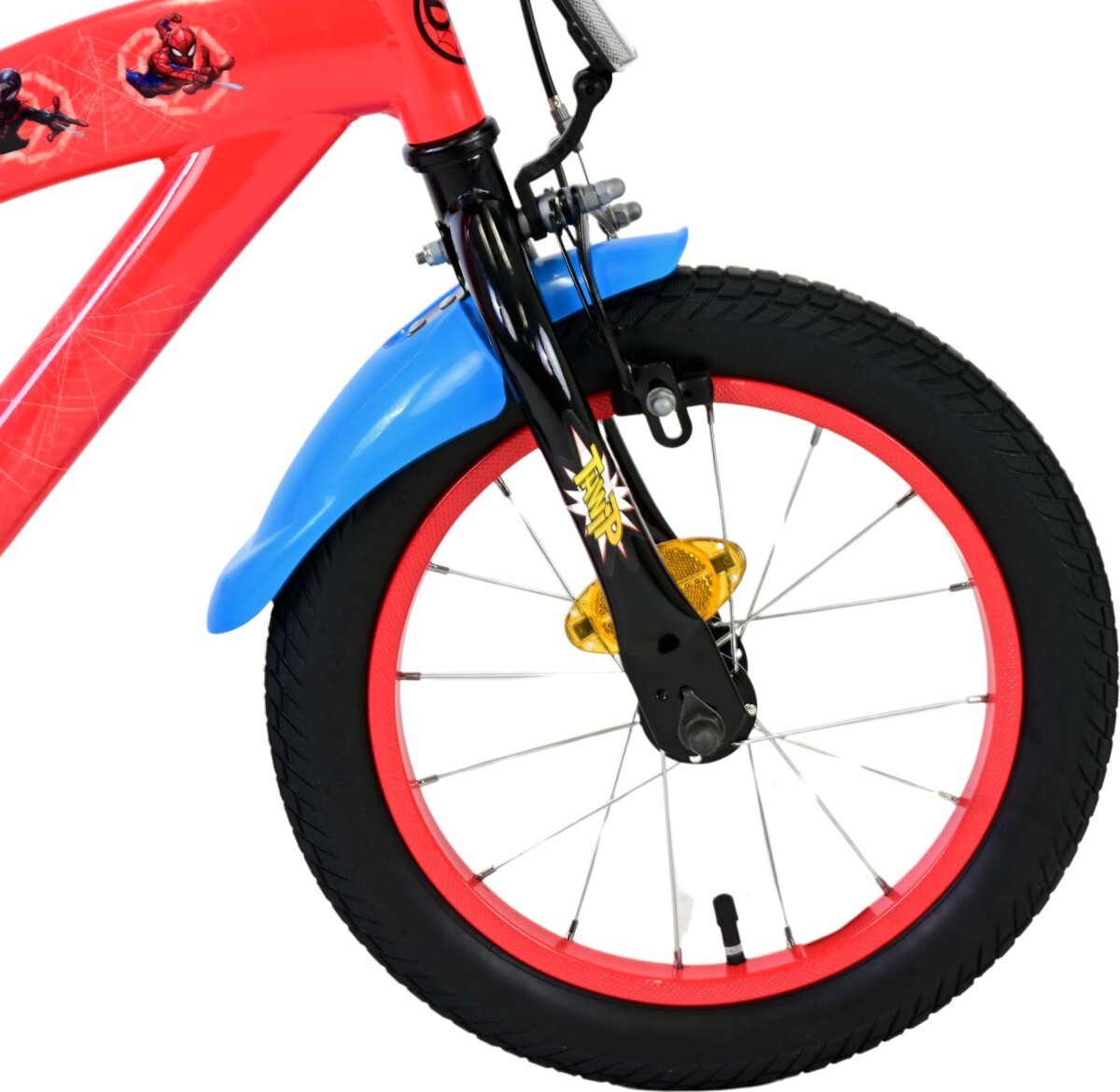 Spiderman - Cykel Med Støttehjul Til Børn - 14