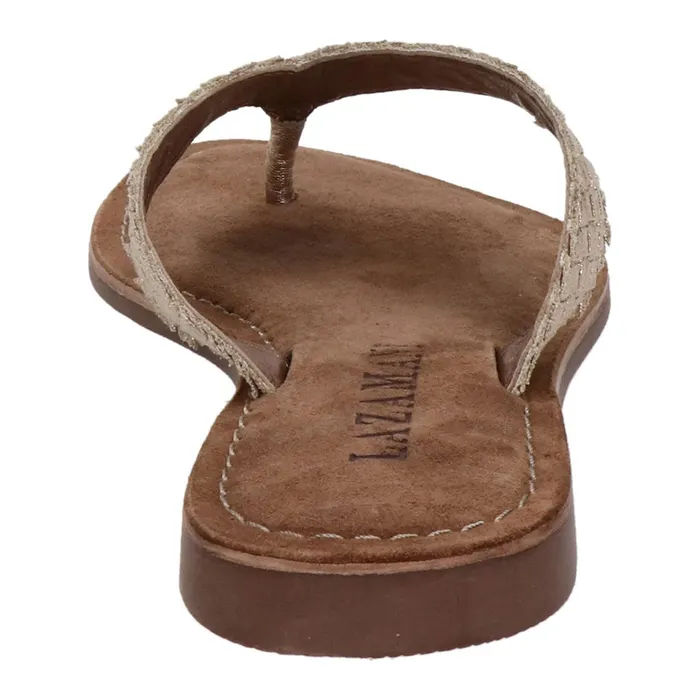 Lazamani Shiny Weave Teenslippers Dames