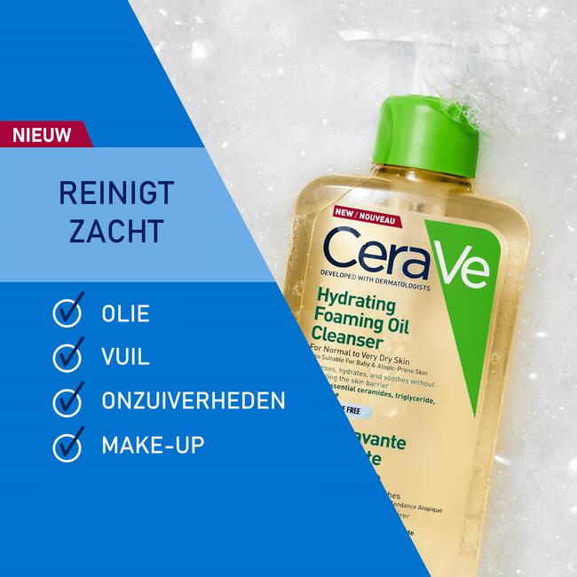 CeraVe Hydraterende Schuimende Reinigingsolie 473 ML