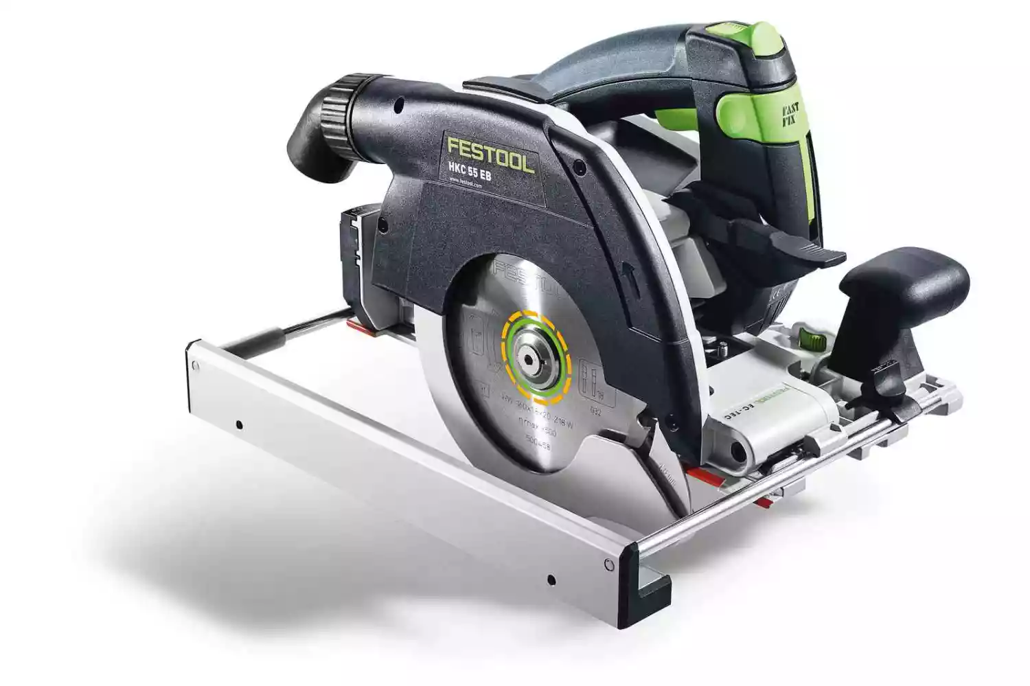 Festool HKC 55 5,0 EBI-Plus-SCA 18V Li-Ion accu pendelkapzaag set (2x 5,0Ah) in systainer - 160mm