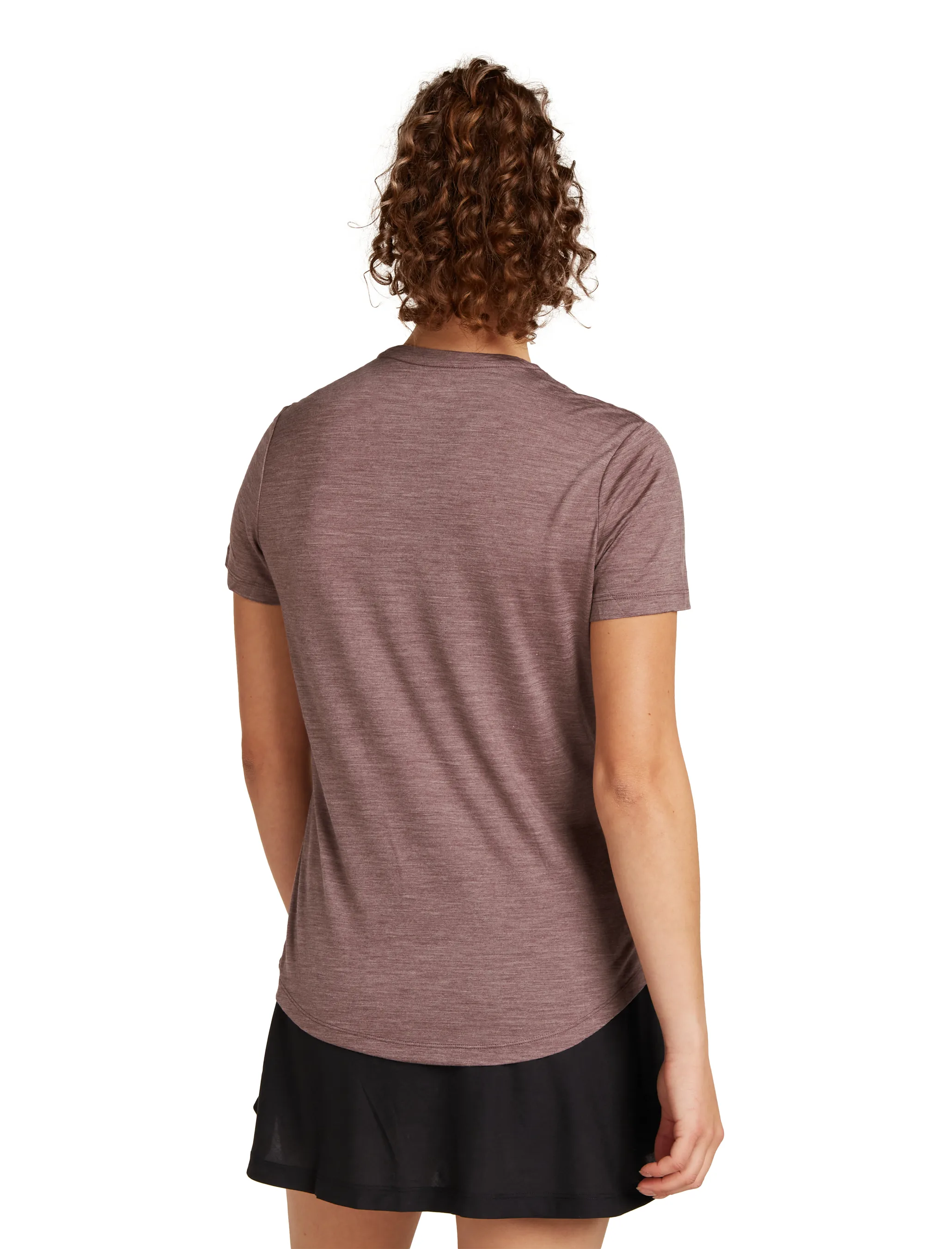 Icebreaker Women Merino 125 Cool-Lite™ Sphere Iii Ss Tee Carob Hthr