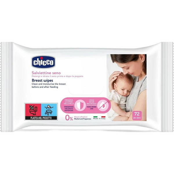 ChiccoChicco   Reinigungstücher für die Brust 72 Stück