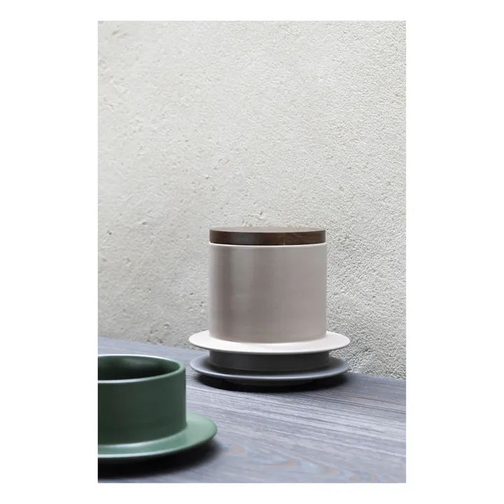 Valerie Objects Couvercle Dishes to dishes en bois d'accacia | Bois foncé