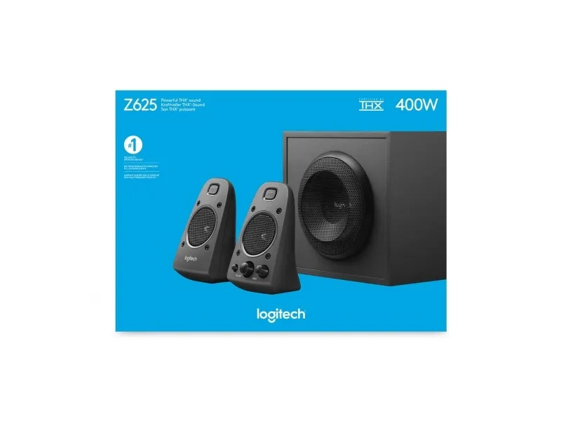Logitech Z625 - Højttalersystem - 2.1-kanal - 200 Watt (Total)