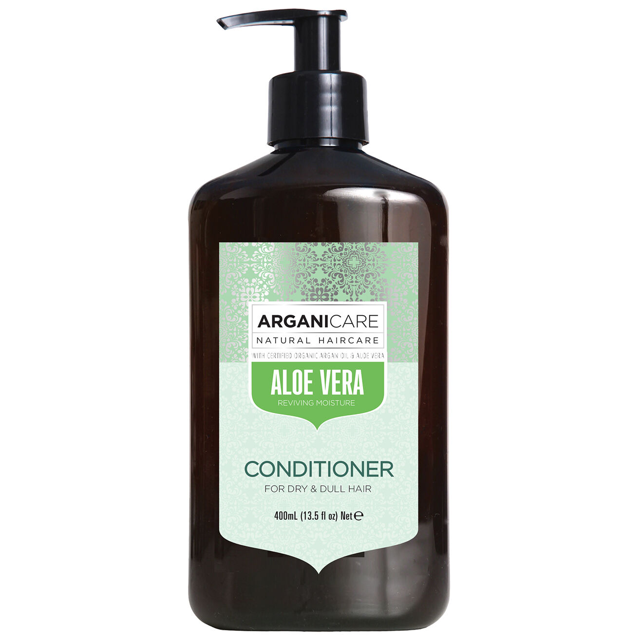 Arganicare Après-shampooing revitalisant à l'Aloe Vera pour cheveux secs et ternes - 400 ml