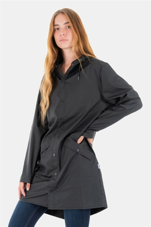 Blousons et vestes rains long jacket 01 black
