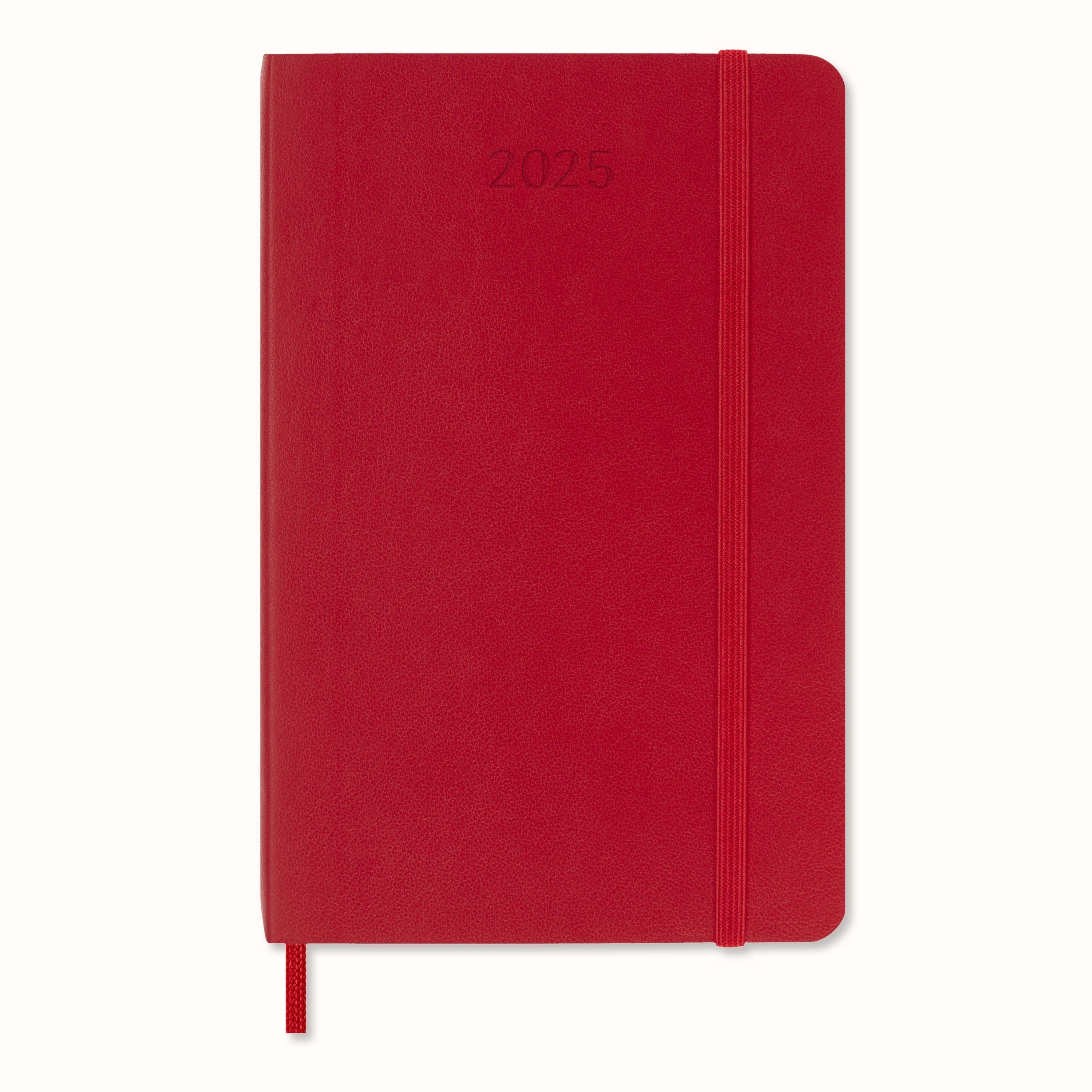 Moleskine 12 Monate Tageskalender 2025, Pocket/A6