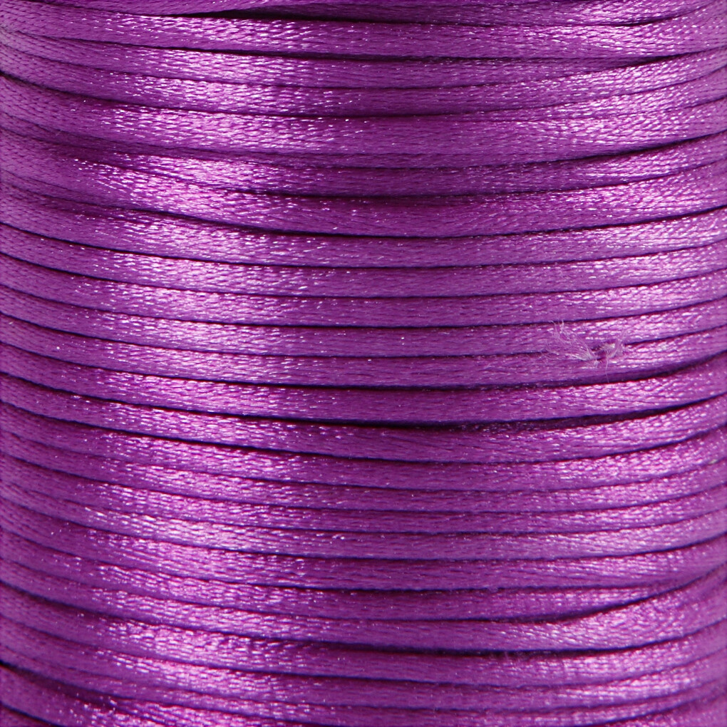 Satinsnor - 2 MM - Lilla - 50 M
