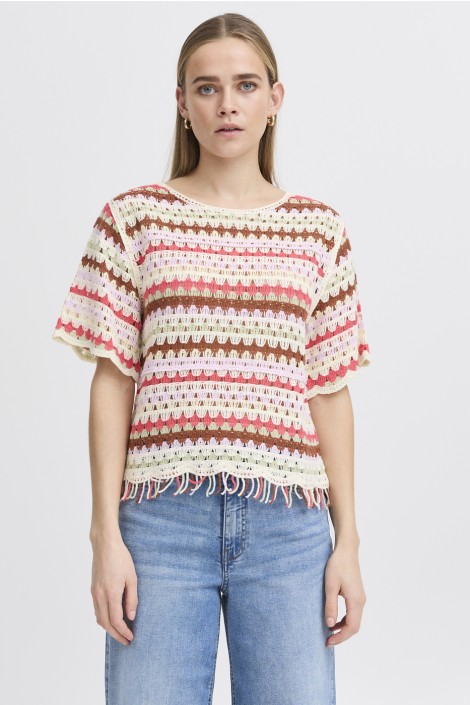 Ichi multi color dames t-shirt