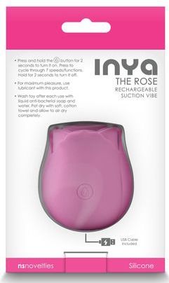 NS Novelties - INYA The Rose Pin-Point Clitoris Stimulator Lichtroze