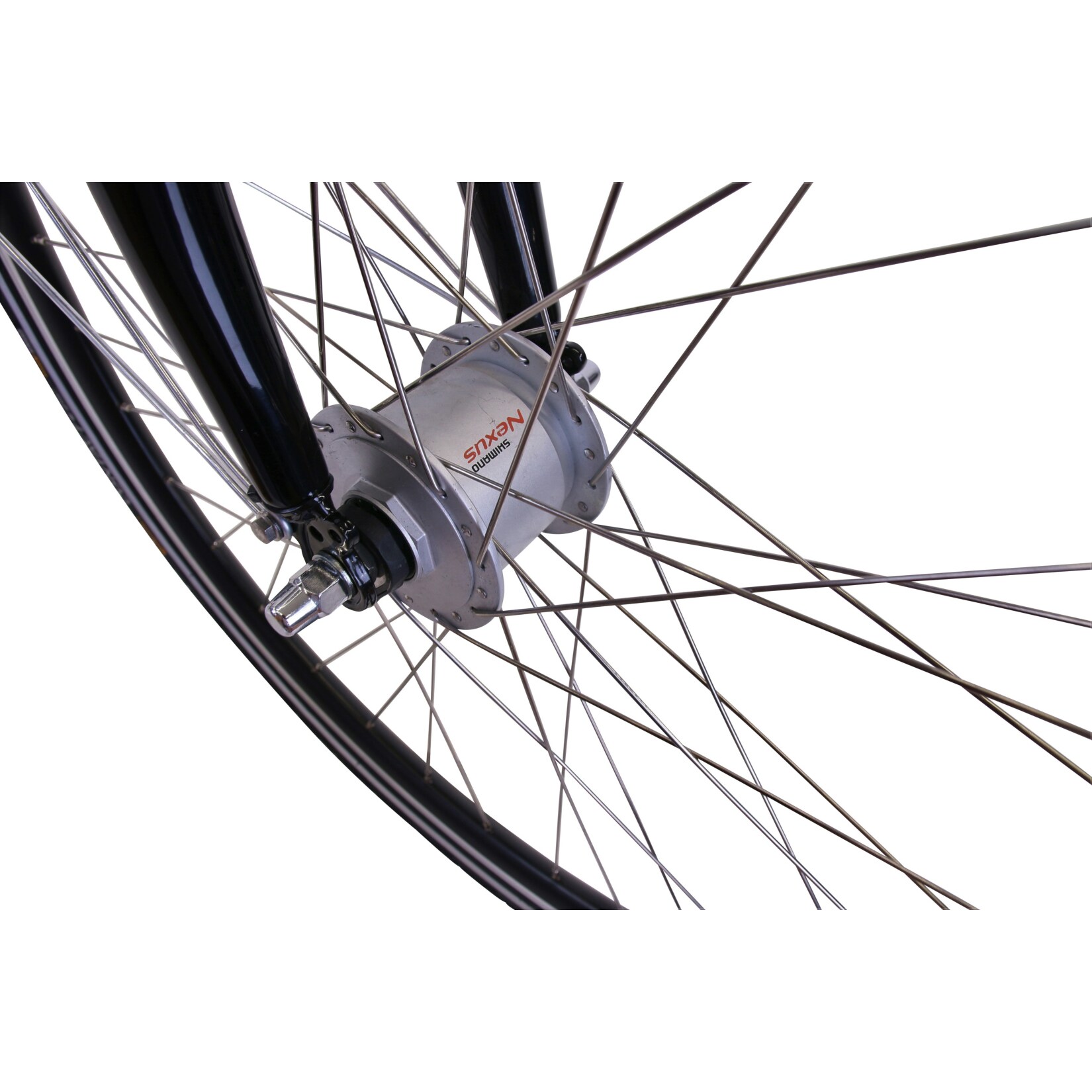 HAWK City Wave Deluxe White - Damen 26 Zoll - Leichtes Fahrrad mit 7-Gang Shimano Nabenschaltung, Felgenbremse & Nabendynamo